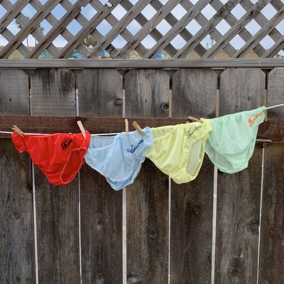 Vintage 1960's Panties Day of the Week Deadstock - Picture 4 of 10